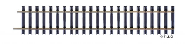 Tillig 82136 - H0 Stahlschwellenflexgleis, Länge 470 mm